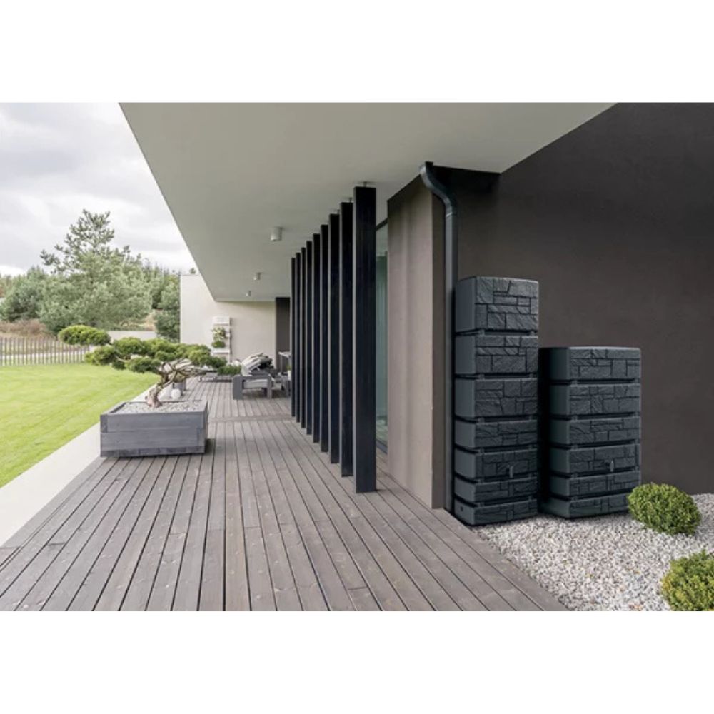 Lietus ūdens tvertne Prosperplast Arves Tower Stone , 350L, Antracīts |  |  |