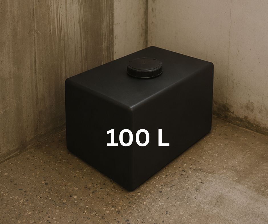 100-litrowe zbiorniki na wodę